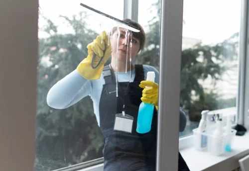 Nettoyage de vitres intérieures et extérieures à Genouilly